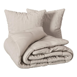 Parure de lit Irhia 240x220cm beige
