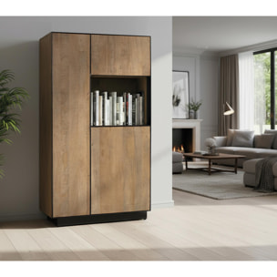 Aparador de Madera de Mango Estilo Industrial Moderno
