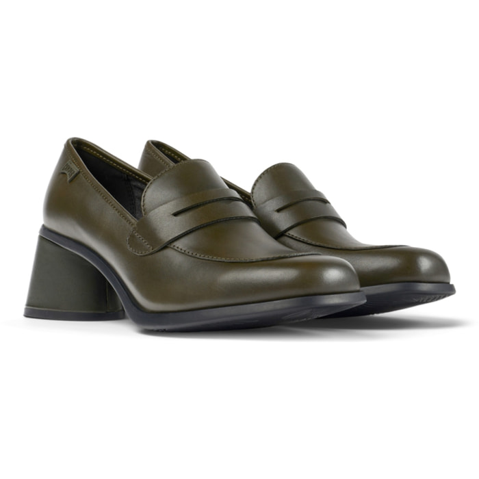 CAMPER Kiara - Zapato de tacon Verde Mujer