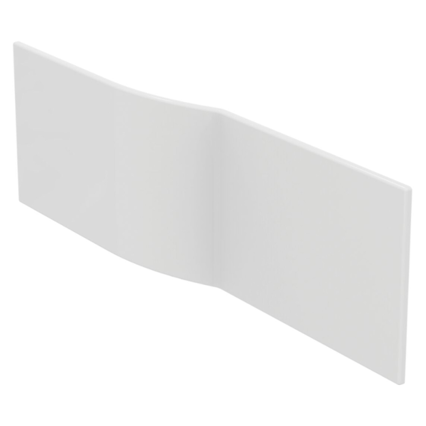 Baignoire bain douche 150 x 80 cm gauche Connect Air + tablier + pieds + vidage Blanc