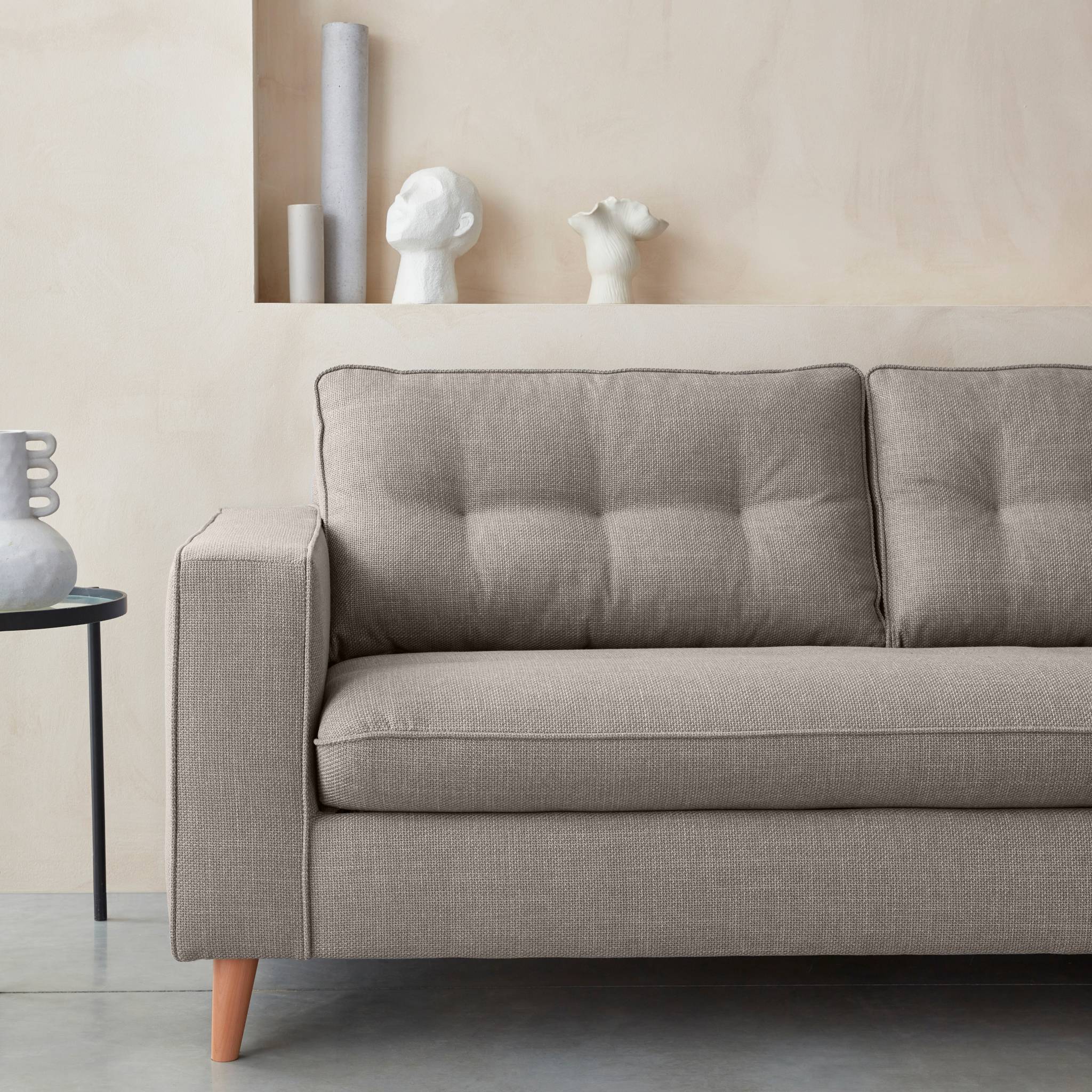 Canapé lit convertible 3 places avec matelas 12cm - Fabriqué en France TOULOUSE