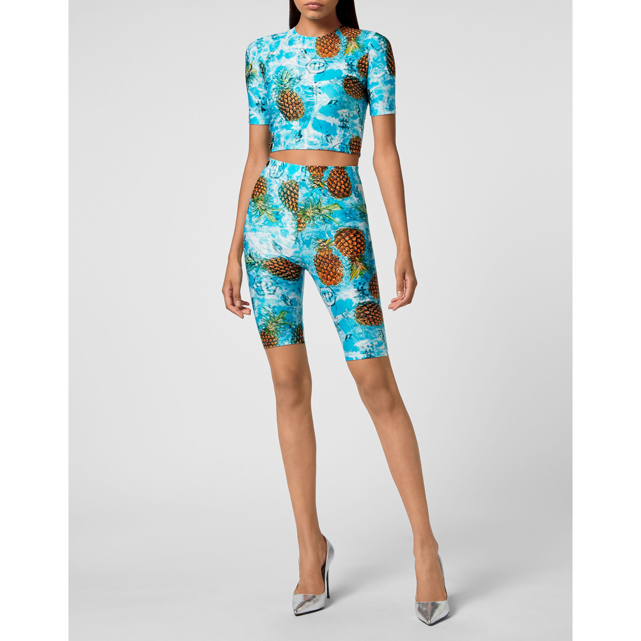 PHILIPP PLEIN Pantalones cortos PINEAPPLE SKIES