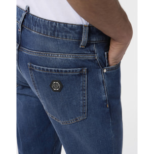 PHILIPP PLEIN Basic Straight Cut Jeans