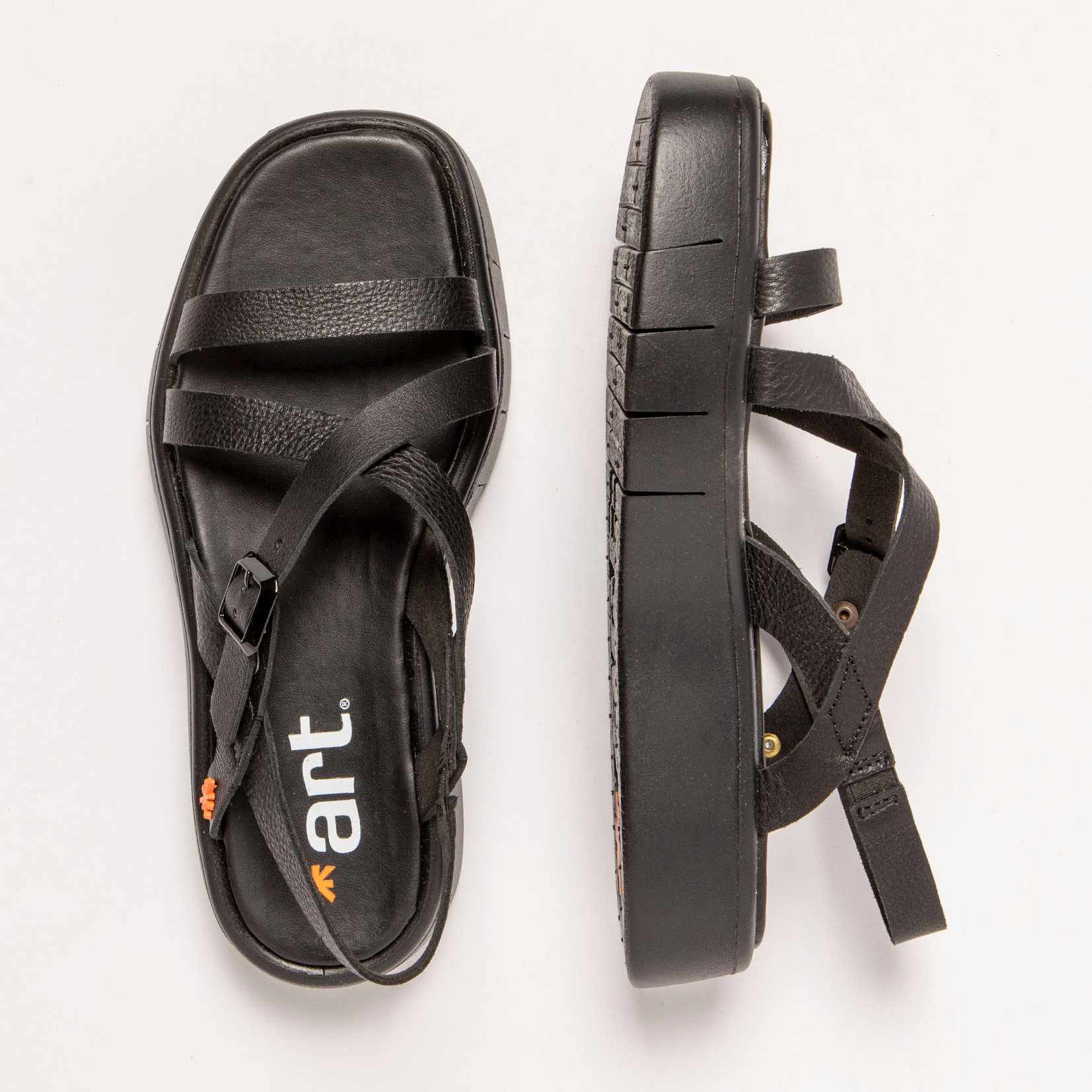 Sandalias 1853 NAPPA BLACK/ MALAGA color Black