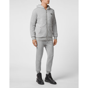 PHILIPP PLEIN Hooded Sweatjacket ICONIC PLEIN