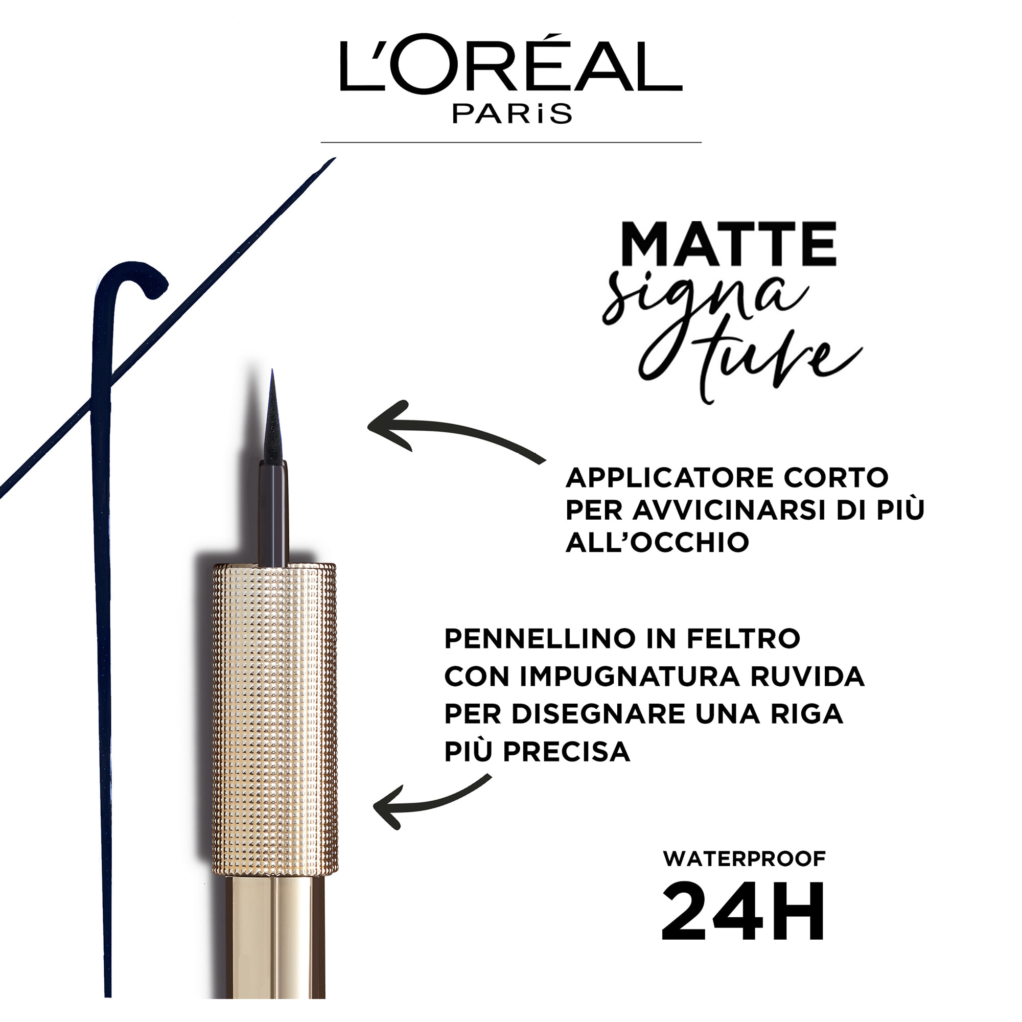 Eyeliner Nero Matte Signature Waterproof