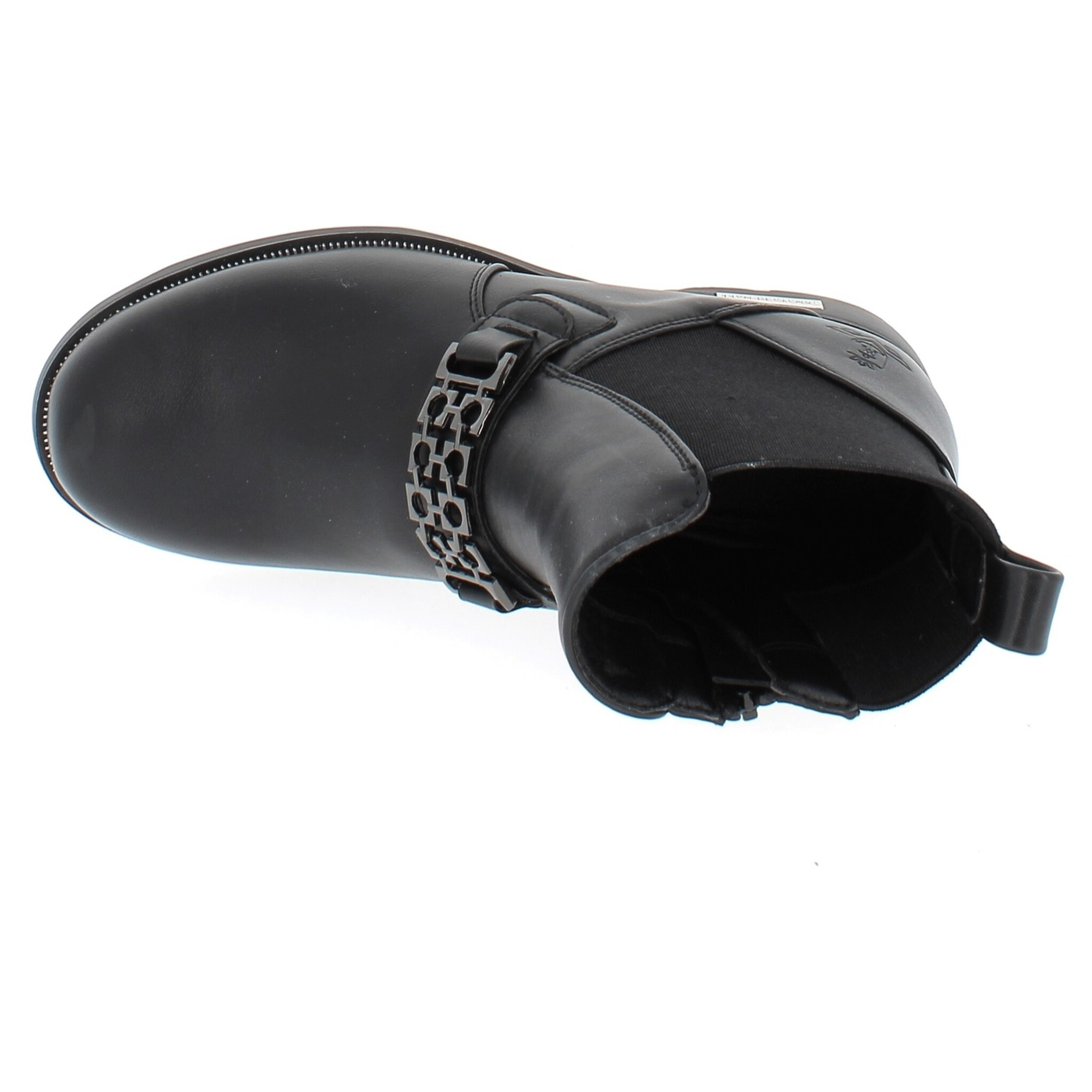 Armata di Mare Scarpe Donna Chelsea Boots con Decorazione Fibbia in Metallo AMD W52C60 Black