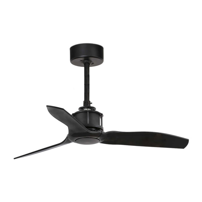 JUST FAN XS Ventilador negro mate DC 81cm