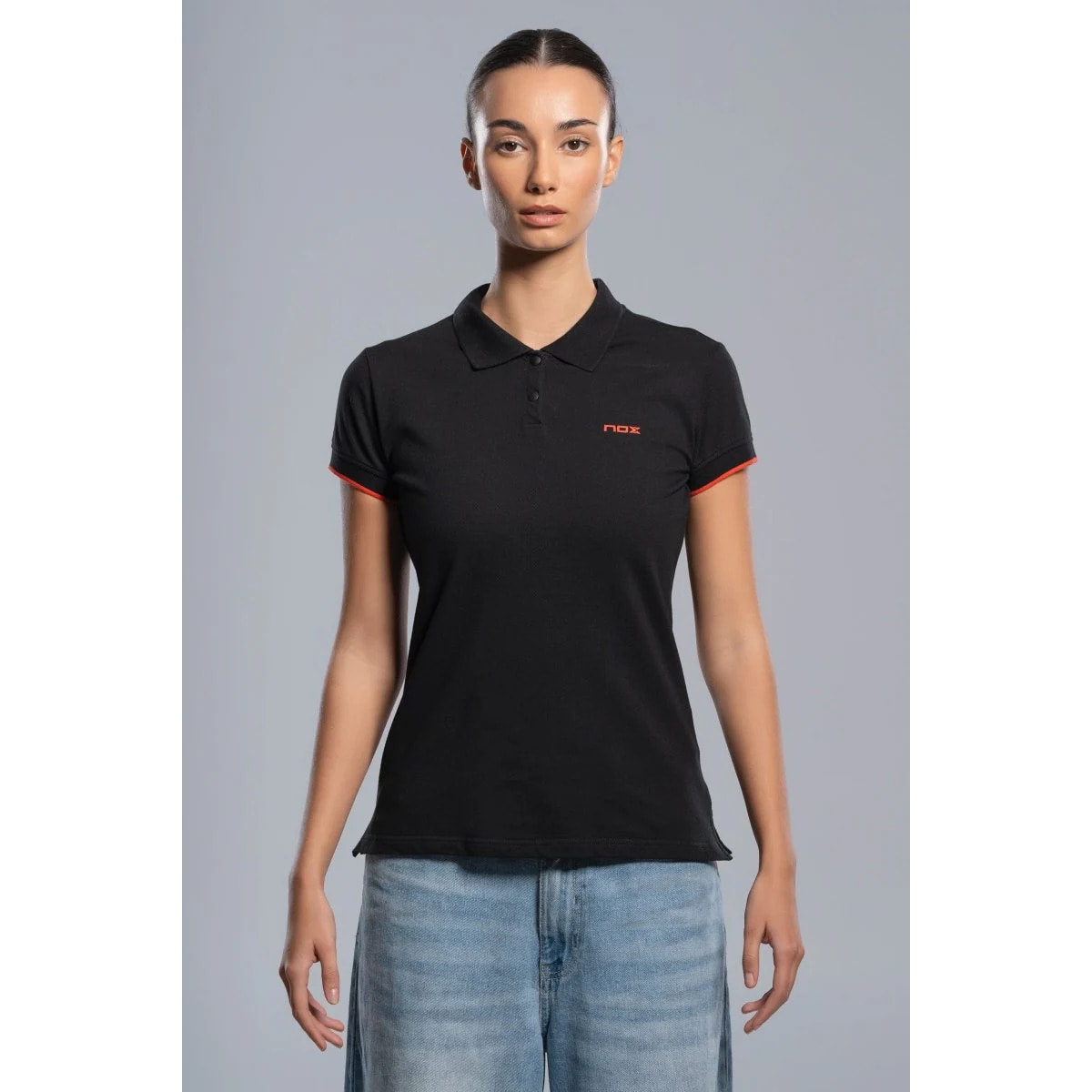 Polo CORP negro para mujer