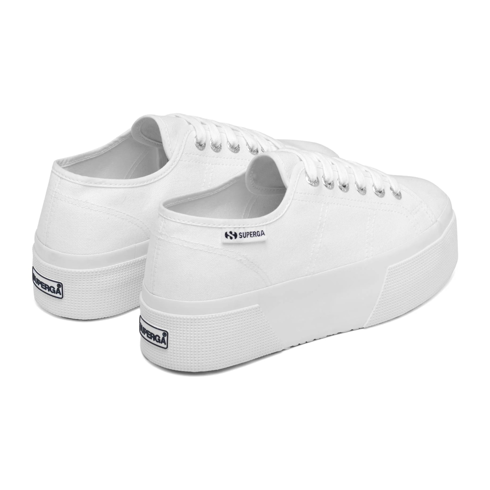 Superga - Scarpe da donna Donna Bianco - 3790 Platform Leggera