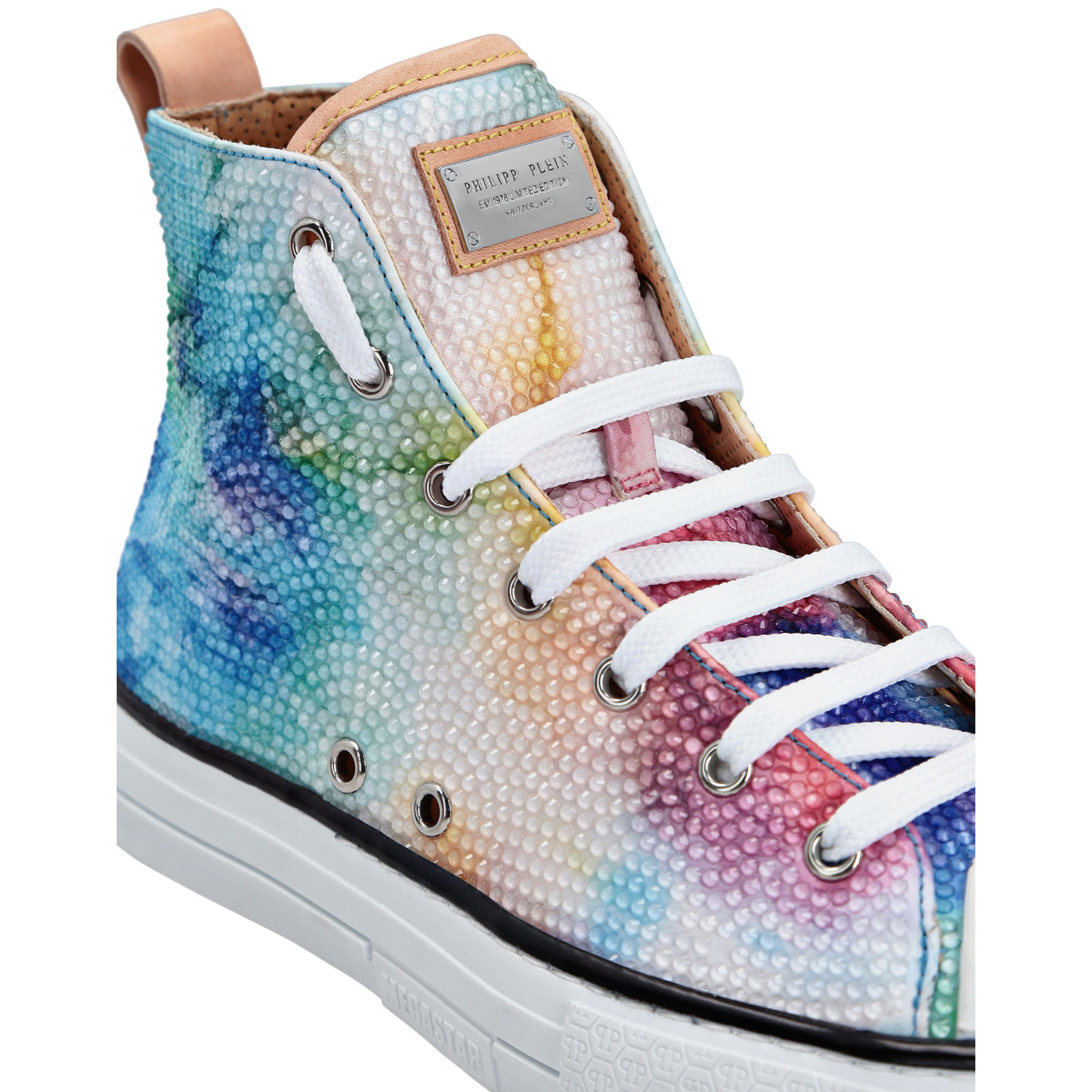 PHILIPP PLEIN Zapatillas altas TIE DYE