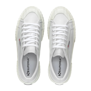 Sneakers Superga Donna Bianco 2631 STRIPE PLATFORM VEGAN MATERIAL