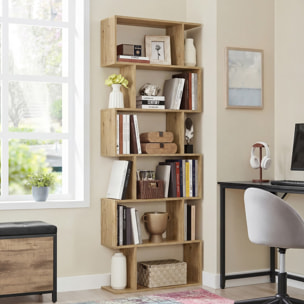 Libreria moderna a ripiani aperti Artisan in rovere