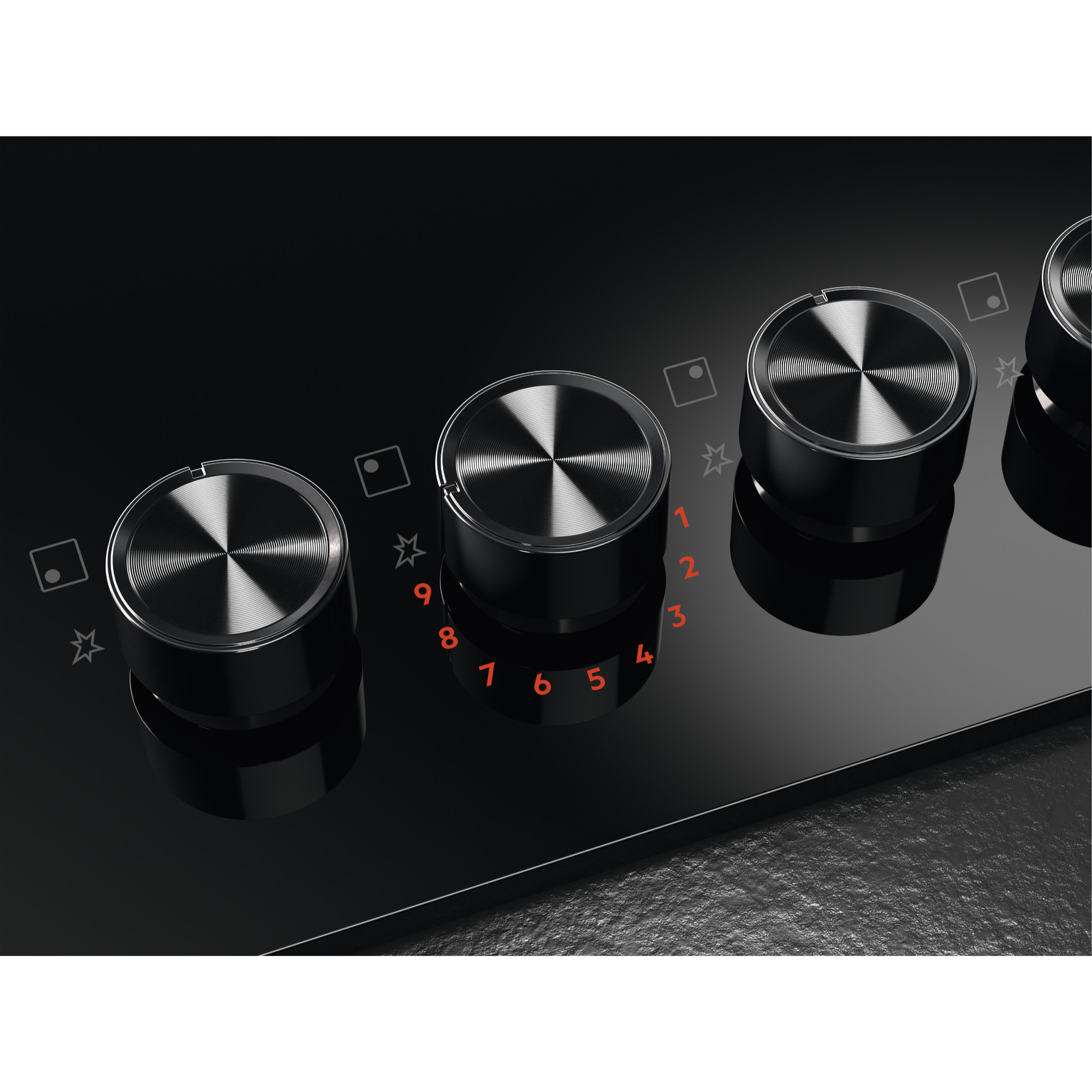 AEG Placa de gas Serie 8000 Flamelight de 90 cm HKB95453NB | Reacondicionado