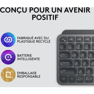Clavier sans fil LOGITECH MX Keys mini graphite