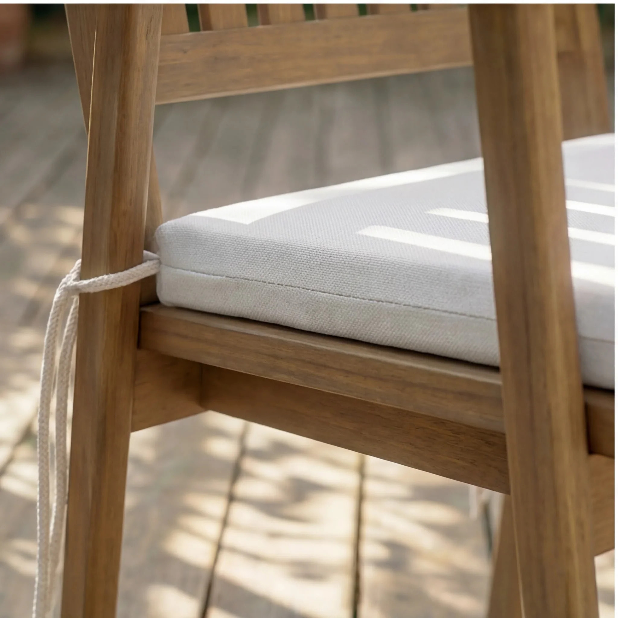 Coussin de siège rembourré Uni Blanc 103 40x40x5 cm