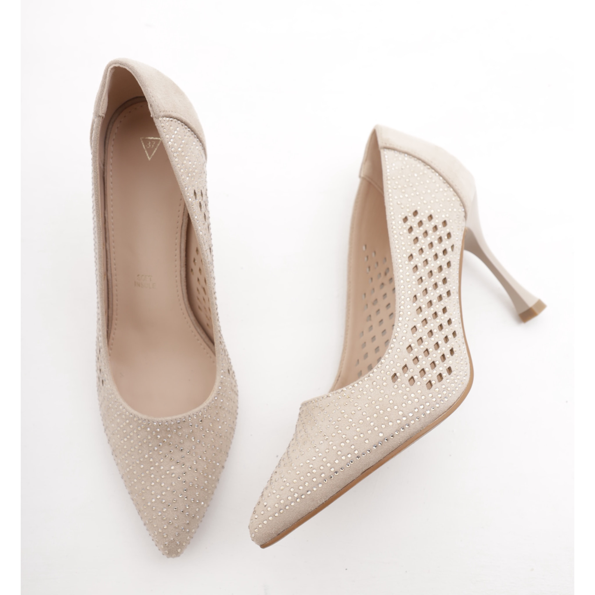 DECOLLETE' FORATA STRASS TORTORA