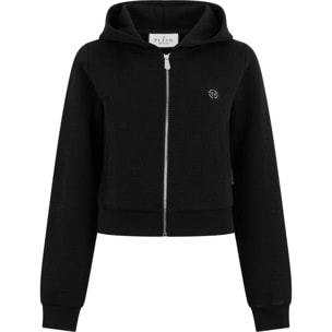 PHILIPP PLEIN Sudadera con cremallera y capucha MONOGRAM