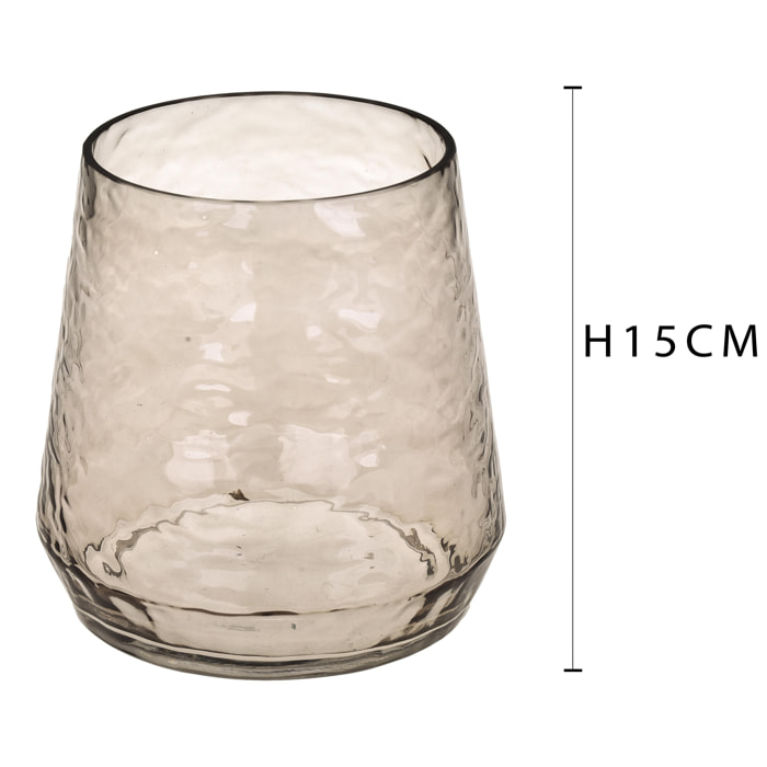 Vaso portacandele - Pezzi 3 - 15xH15x15cm - Bianchi Dino SpA