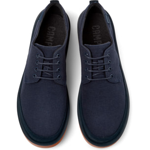 Zapatos de cordones - CAMPER Wagon - Azul - Tejido natural