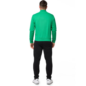 Tuta da uomo con Felpe con colletto e zip e pantalone non felpata Leone Basic