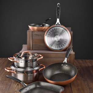 sartén ø20x4,5cm en aluminio forjado con revestimiento antiadherente ilag