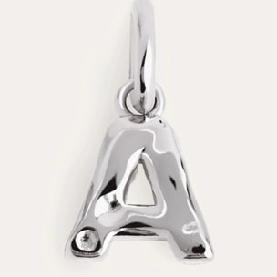 Charm Letter Organic Plata