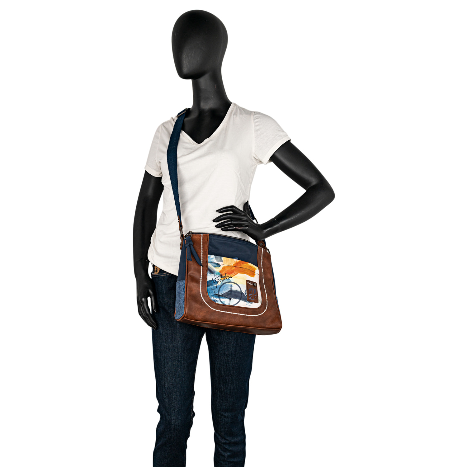 Bolso Bandolera Mujer Skpat Sirmione Azul Marino