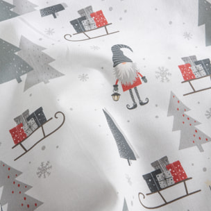 Nappe nöel anti-tâches 100% coton TRINEO