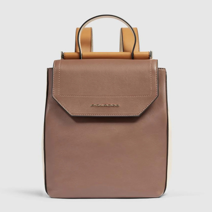 Piquadro Zainetto porta iPad®mini in pelle schermato con protezione RFID