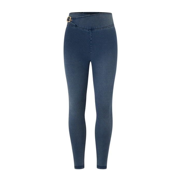 Jeggings WR.UP® con vita alta decorata da fibbia laterale