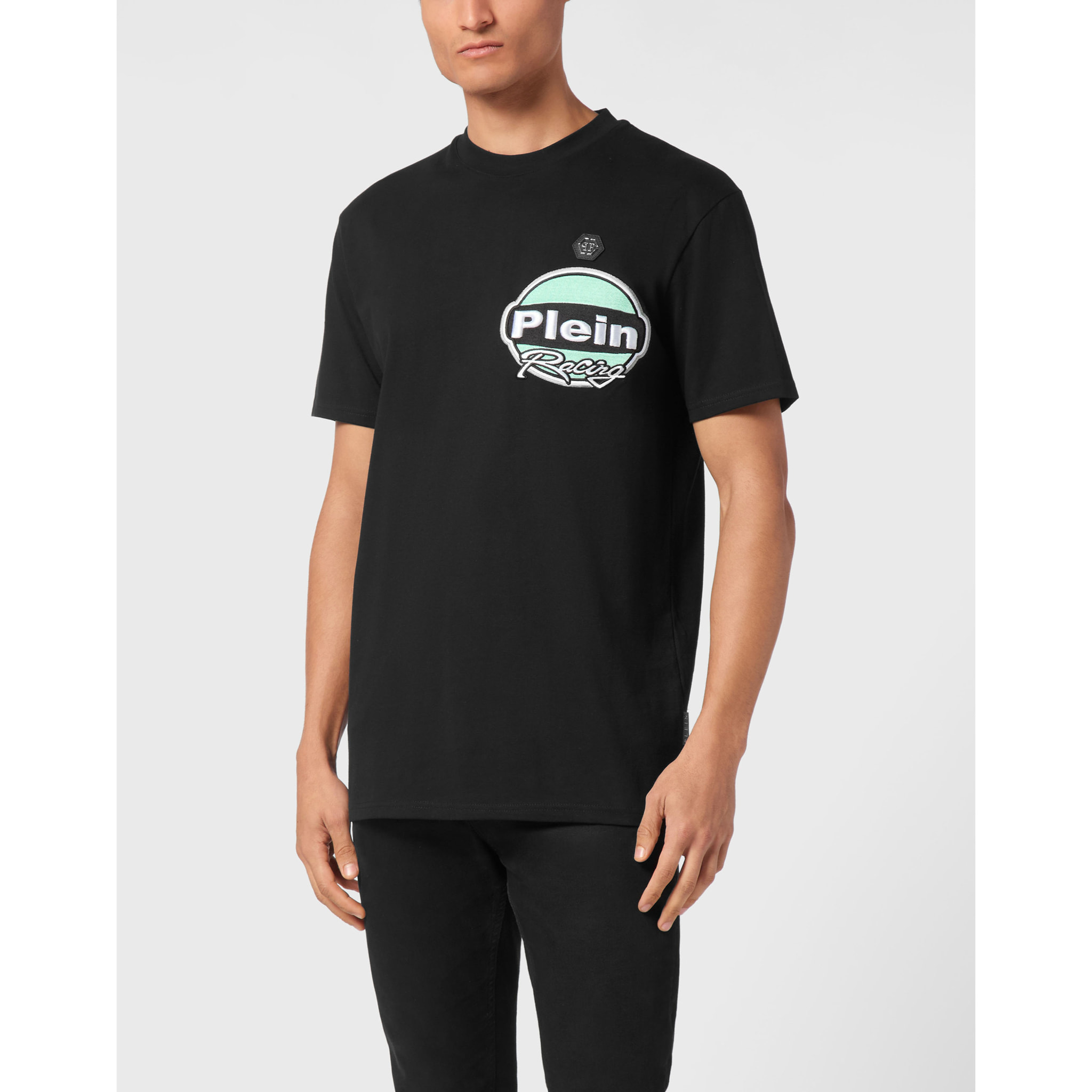 PHILIPP PLEIN T-Shirt Round Neck RACING