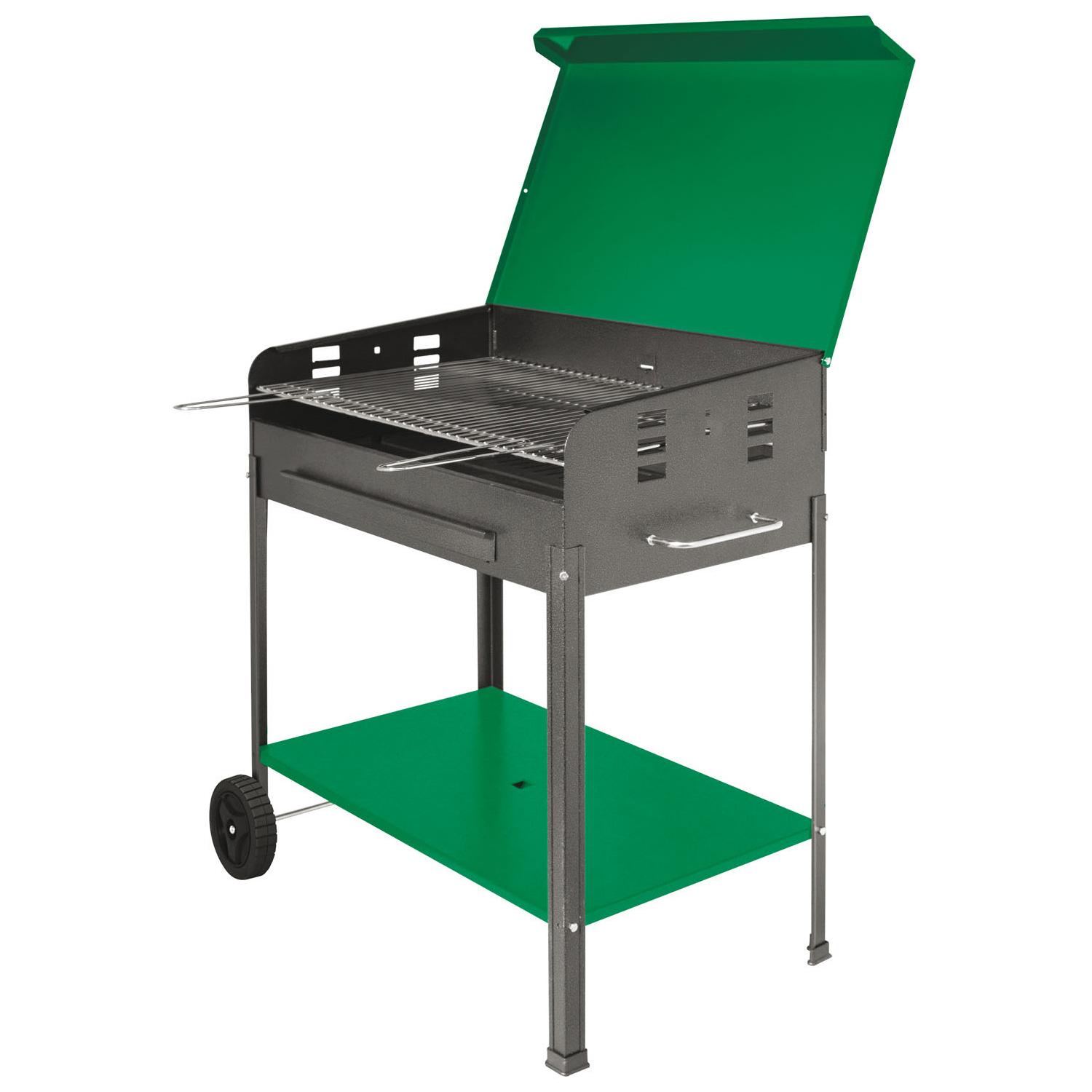 Grigliata mista party - barbecue a carbone con griglia da 75x45 cm