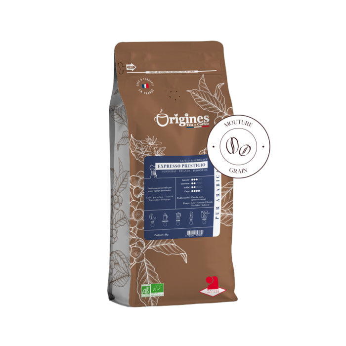 Café Bio Expresso Prestigio - Grains 1 kg