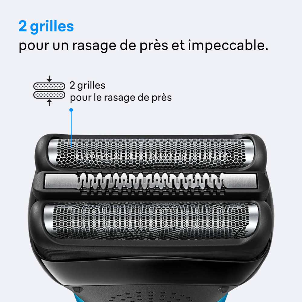 Braun Series 3, Rasoir, Accessoire de Tondeuse à Barbe, Rasage Sur Peau Sèche, 300BT