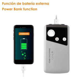 DAM Pulidora de uñas con batería recargable de 2000mAh, hasta 35.000rpm. Velocidad regulable. Incluye 1 cabezal de pulido. 13x7x3 Cm. Color: Gris