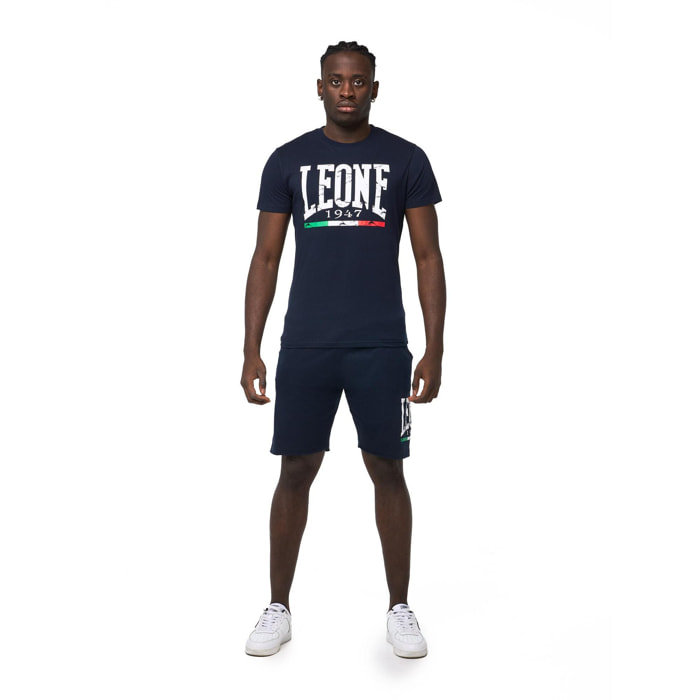 Completo set da uomo composto da t-shirt e pantaloncini vintage Leone Basic