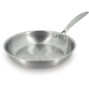 Batterie de cuisine MENASTYL 2 poeles Trinox 24/28cm