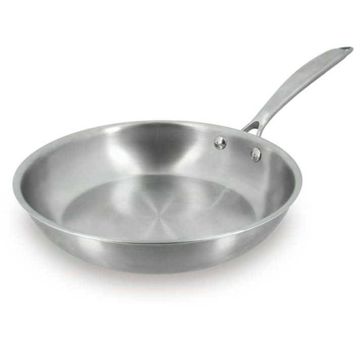 Batterie de cuisine MENASTYL 2 poeles Trinox 24/28cm