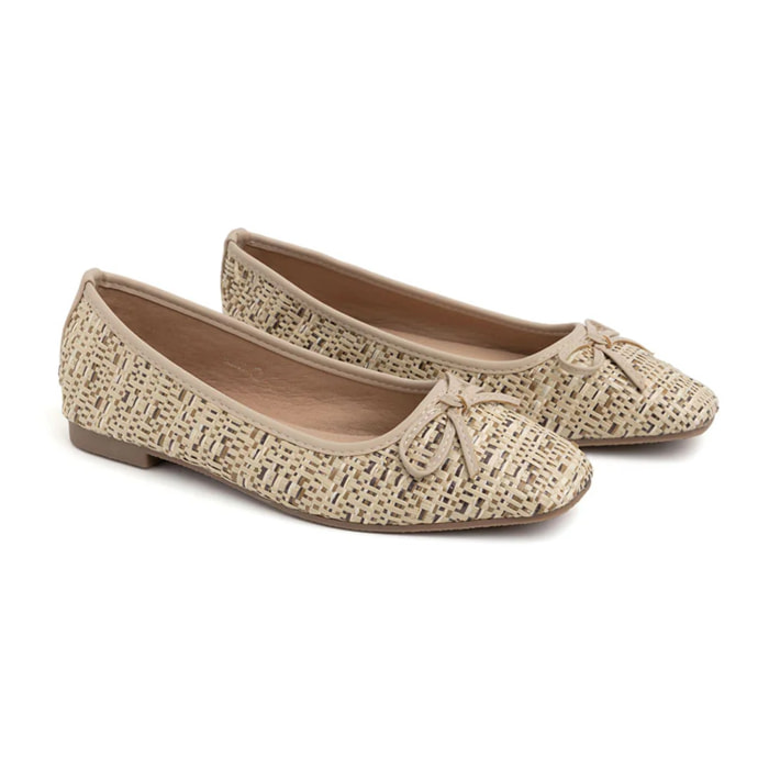 Ballerina con fiocco - KHAKI