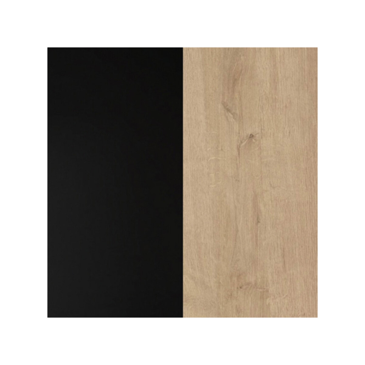 Meuble TV avec rangement en bois effet chêne - MIAMI