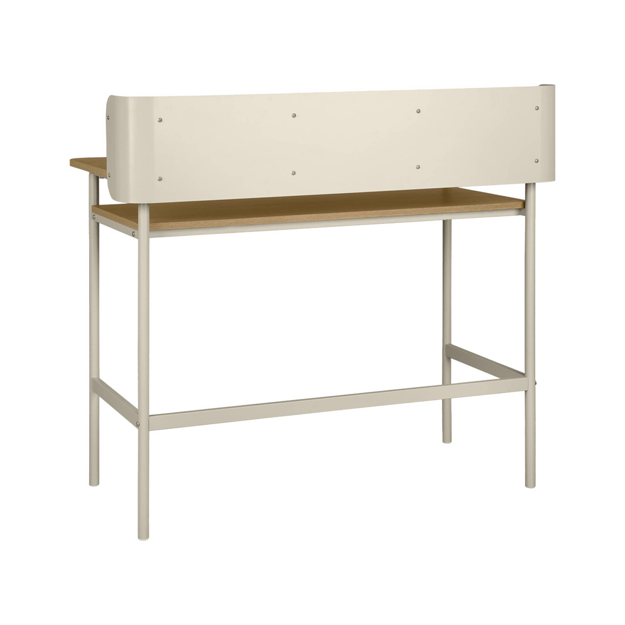 Bureau métal et décor bois 3 niches MOLTO