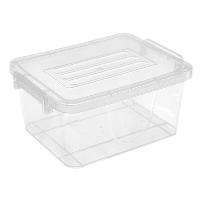 Lot de 5 Boîtes Clippy de 5L transparent