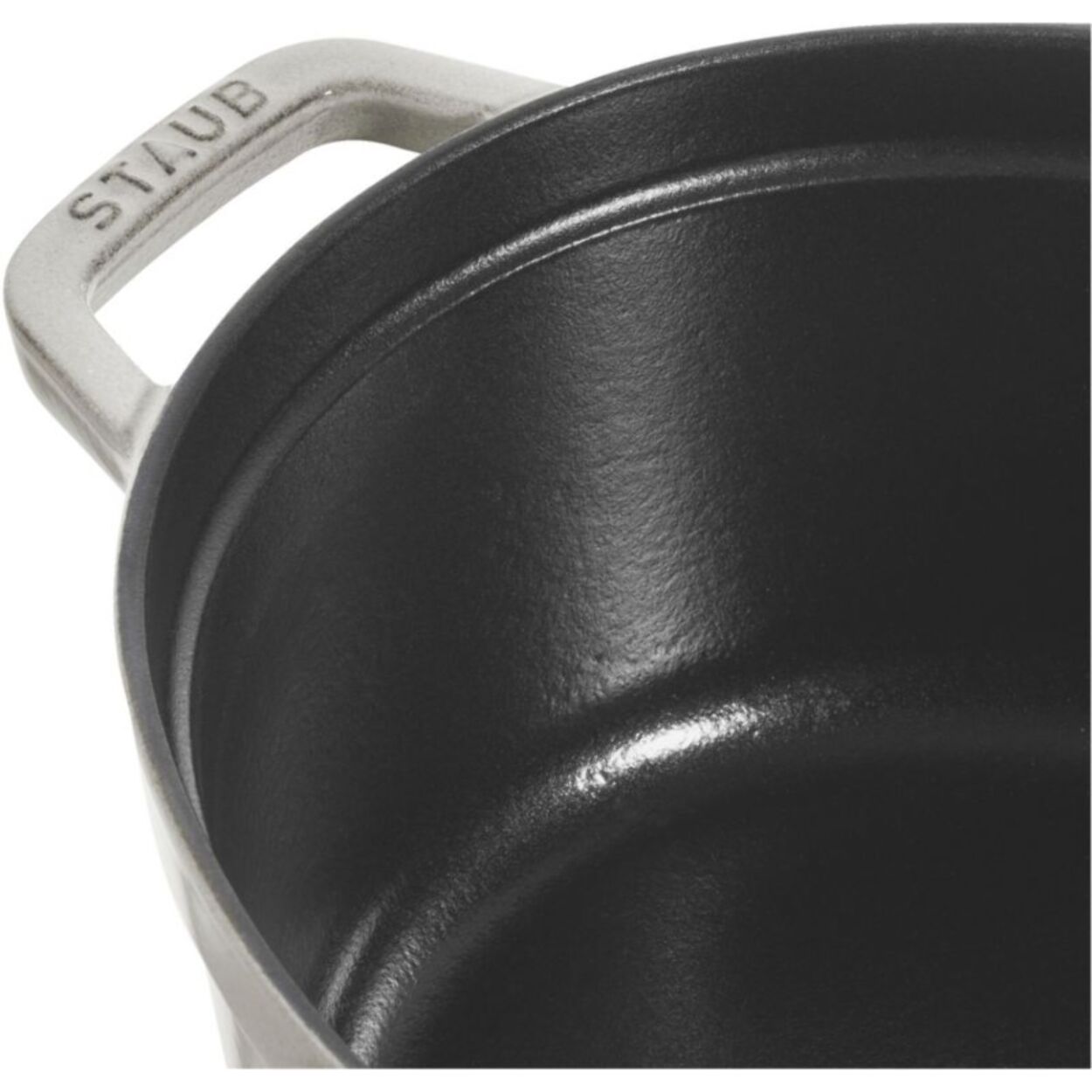 Cocotte STAUB 33 cm Truffe blanche fonte