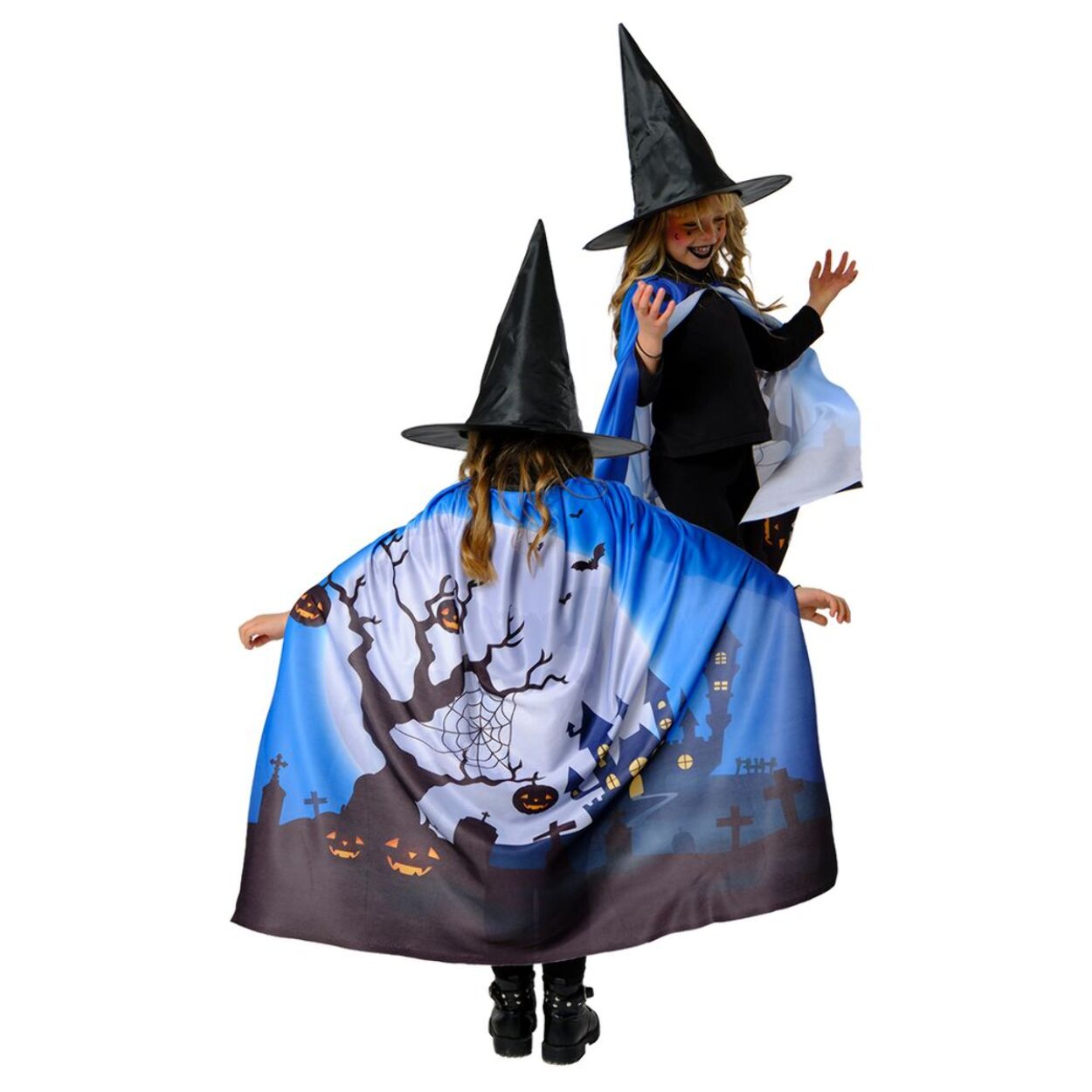 SET BRUJA CASA ENCANTADA (CAPA + SOMBRERO) INF