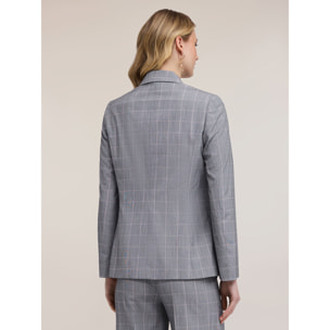 Motivi - Giacca blazer fantasia principe di Galles - Grigio