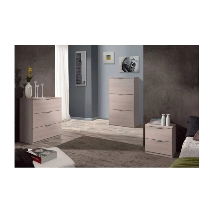 Mesita de noche Low Cost Roble