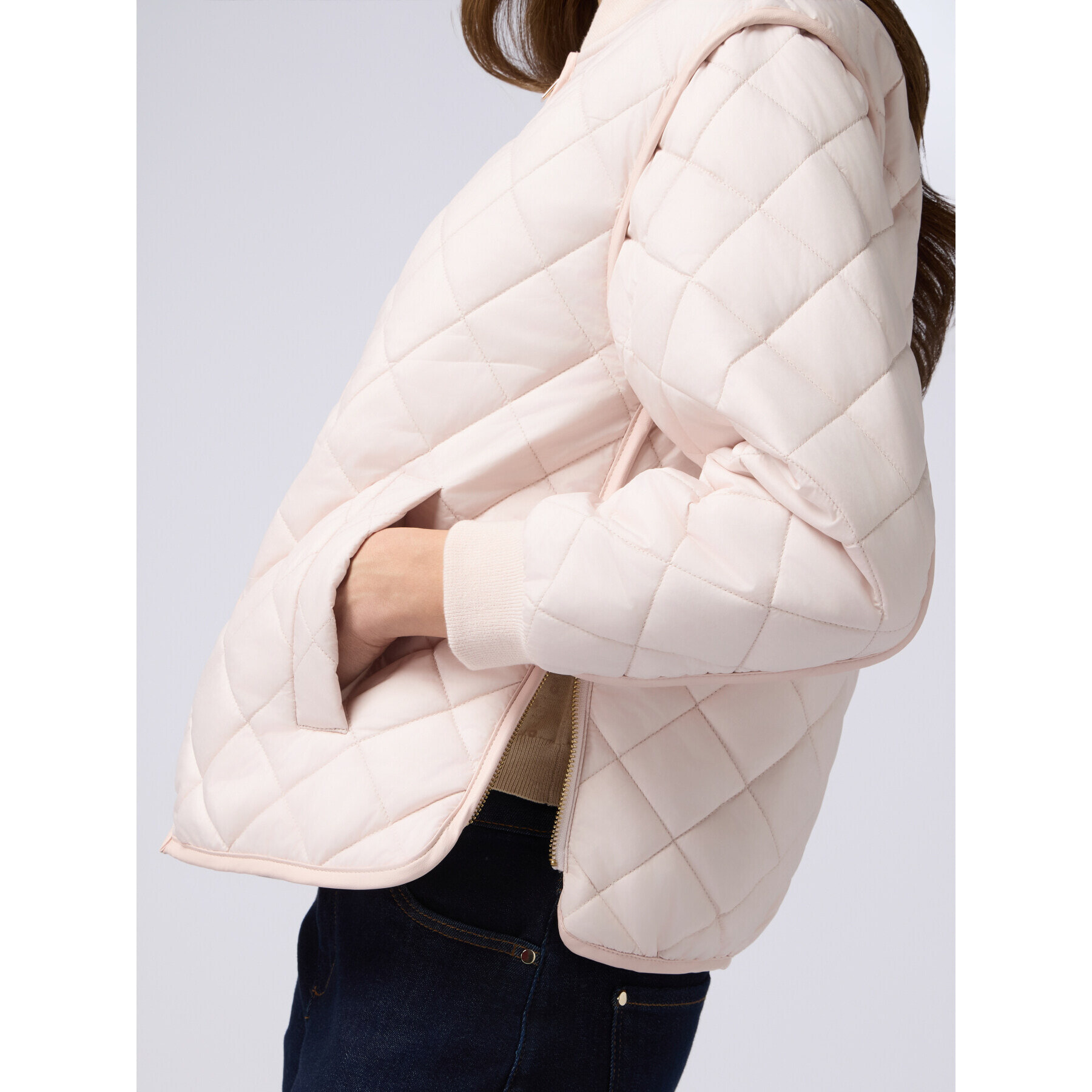 Oltre - Bomber ligera acolchada - Rosa