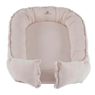 Cocoon bébé 0-6 mois coton bio velours-Beige