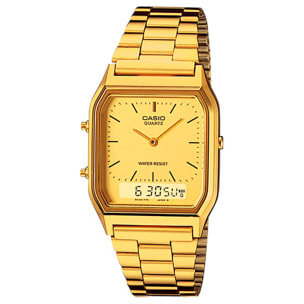 Reloj Casio AQ-230GA-9B Unisex Analogico/digital Cuarzo con Correa de Acero inoxidable